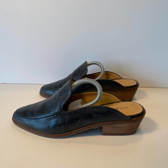 Lucky Brand Black Platform Mules Women's Shoes US 7.5M - Picture 3 of 9